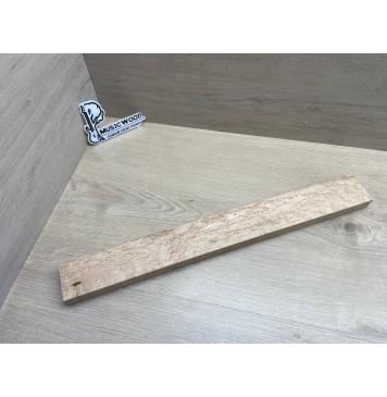 Клен Американский «Птичий Глаз» (Hard Maple Bird´s Eye), Nord-Amerika Primewood заготовка грифа безголовой гитары Смешанный ААА Волна ААА 26х62х545 мм-12