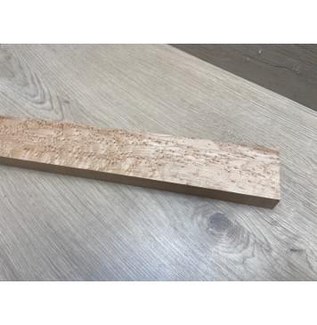 Клен Американский «Птичий Глаз» (Hard Maple Bird´s Eye), Nord-Amerika Primewood заготовка грифа безголовой гитары Смешанный ААА Волна ААА 26х62х545 мм-13