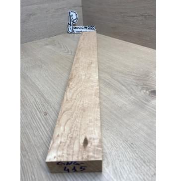 Клен Американский «Птичий Глаз» (Hard Maple Bird´s Eye), Nord-Amerika Primewood заготовка грифа безголовой гитары Смешанный ААА Волна ААА 26х62х545 мм-16