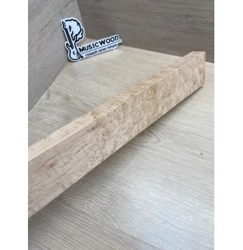 Клен Американский «Птичий Глаз» (Hard Maple Bird´s Eye), Nord-Amerika Primewood заготовка грифа безголовой гитары Смешанный ААА Волна ААА 26х62х545 мм-24