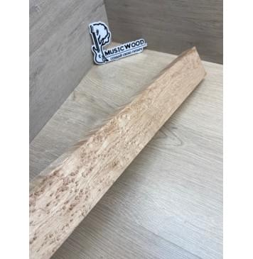 Клен Американский «Птичий Глаз» (Hard Maple Bird´s Eye), Nord-Amerika Primewood заготовка грифа безголовой гитары Смешанный ААА Волна ААА 26х62х545 мм-21