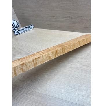 Клен Американский «Птичий Глаз» (Hard Maple Bird´s Eye), Nord-Amerika Primewood заготовка грифа безголовой гитары Смешанный ААА Волна ААА 26х62х545 мм-3