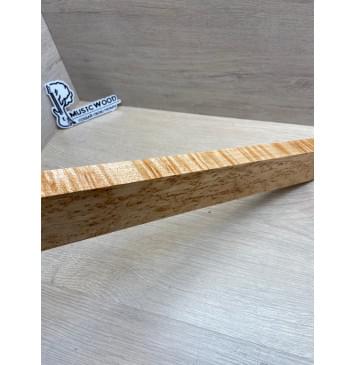 Клен Американский «Птичий Глаз» (Hard Maple Bird´s Eye), Nord-Amerika Primewood заготовка грифа безголовой гитары Смешанный ААА Волна ААА 26х62х545 мм-4