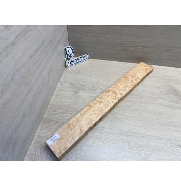 Клен Американский «Птичий Глаз» (Hard Maple Bird´s Eye), Nord-Amerika Primewood заготовка грифа безголовой гитары Смешанный ААА Волна ААА 26х62х545 мм-5