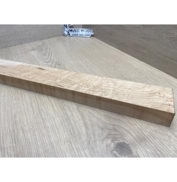 Клен Американский «Птичий Глаз» (Hard Maple Bird´s Eye), Nord-Amerika Primewood заготовка грифа безголовой гитары Смешанный АА Волна А 29х58х560 мм-3