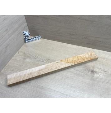 Клен Американский «Птичий Глаз» (Hard Maple Bird´s Eye), Nord-Amerika Primewood заготовка грифа безголовой гитары Смешанный АА Волна А 29х58х560 мм-12