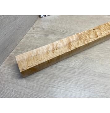 Клен Американский «Птичий Глаз» (Hard Maple Bird´s Eye), Nord-Amerika Primewood заготовка грифа безголовой гитары Смешанный АА Волна А 29х58х560 мм-14