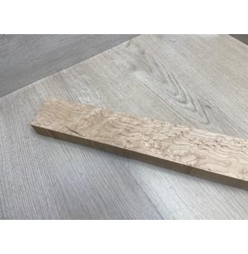 Клен Американский «Птичий Глаз» (Hard Maple Bird´s Eye), Nord-Amerika Primewood заготовка грифа безголовой гитары Тангент АА Волна ААА 29х60х561 мм-19