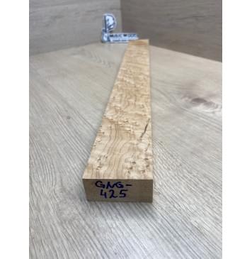 Клен Американский «Птичий Глаз» (Hard Maple Bird´s Eye), Nord-Amerika Primewood заготовка грифа безголовой гитары Тангент АА Волна ААА 29х60х561 мм-18