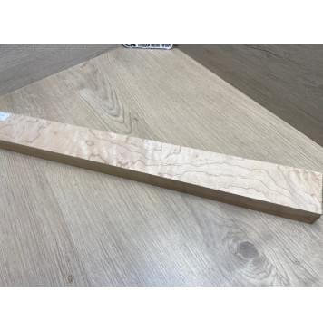 Клен Американский «Птичий Глаз» (Hard Maple Bird´s Eye), Nord-Amerika Primewood заготовка грифа безголовой гитары Тангент АА Волна ААА 29х60х561 мм-3