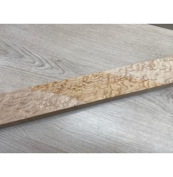 Клен Американский «Птичий Глаз» (Hard Maple Bird´s Eye), Nord-Amerika Primewood заготовка грифа безголовой гитары Тангент АА Волна ААА 29х60х561 мм-5