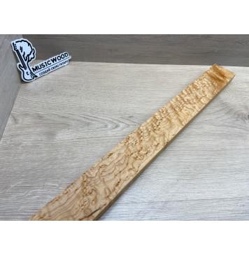 Клен Американский «Птичий Глаз» (Hard Maple Bird´s Eye), Nord-Amerika Primewood заготовка грифа безголовой гитары Тангент АА Волна ААА 29х60х561 мм-8