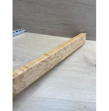 Клен Американский «Птичий Глаз» (Hard Maple Bird´s Eye), Nord-Amerika Primewood заготовка грифа безголовой гитары Тангент АА Волна ААА 29х60х561 мм-9
