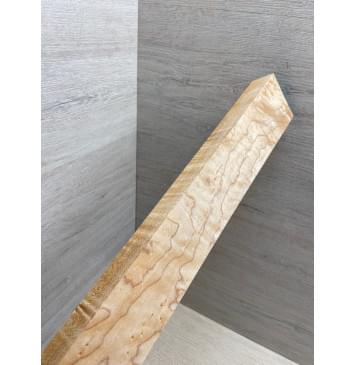 Клен Американский «Птичий Глаз» (Hard Maple Bird´s Eye), Nord-Amerika Primewood заготовка грифа безголовой гитары Тангент АА Волна ААА 29х60х561 мм-14