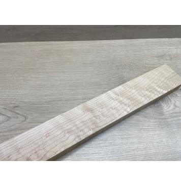 Клен Американский «Птичий Глаз» (Hard Maple Bird´s Eye), Nord-Amerika Primewood заготовка грифа безголовой гитары Смешанный ААА Волна АА 29х55х568 мм-4