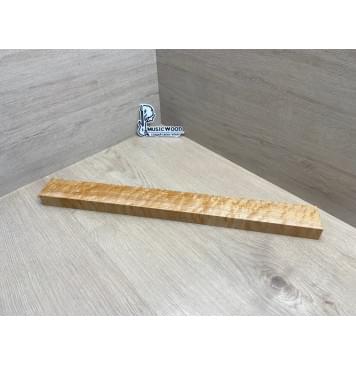 Клен Американский «Птичий Глаз» (Hard Maple Bird´s Eye), Nord-Amerika Primewood заготовка грифа безголовой гитары Смешанный ААА Волна АА 29х55х568 мм-0
