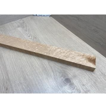 Клен Американский «Птичий Глаз» (Hard Maple Bird´s Eye), Nord-Amerika Primewood заготовка грифа безголовой гитары Тангент АА Волна ААА 29х59х569 мм-20