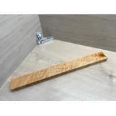 Клен Американский «Птичий Глаз» (Hard Maple Bird´s Eye), Nord-Amerika Primewood заготовка грифа безголовой гитары Тангент АА Волна ААА 29х59х569 мм