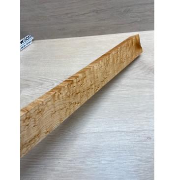 Клен Американский «Птичий Глаз» (Hard Maple Bird´s Eye), Nord-Amerika Primewood заготовка грифа безголовой гитары Тангент АА Волна ААА 29х59х569 мм-10