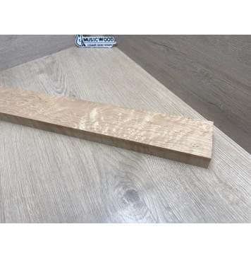 Клен Американский «Птичий Глаз» (Hard Maple Bird´s Eye), Nord-Amerika Primewood заготовка грифа безголовой гитары Смешанный АА Волна ААА 29х78х566 мм-12