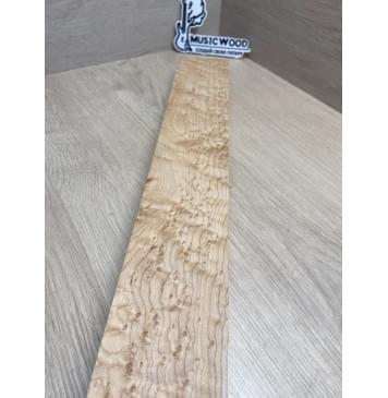 Клен Американский «Птичий Глаз» (Hard Maple Bird´s Eye), Nord-Amerika Primewood заготовка грифа безголовой гитары Смешанный АА Волна ААА 29х78х566 мм-15