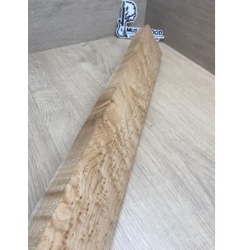 Клен Американский «Птичий Глаз» (Hard Maple Bird´s Eye), Nord-Amerika Primewood заготовка грифа безголовой гитары Смешанный АА Волна ААА 29х78х566 мм-16