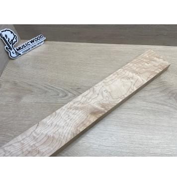 Клен Американский «Птичий Глаз» (Hard Maple Bird´s Eye), Nord-Amerika Primewood заготовка грифа безголовой гитары Смешанный АА Волна ААА 29х78х566 мм-19
