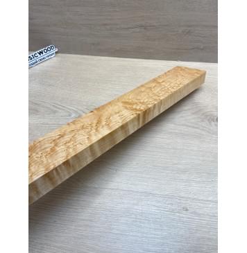 Клен Американский «Птичий Глаз» (Hard Maple Bird´s Eye), Nord-Amerika Primewood заготовка грифа безголовой гитары Смешанный АА Волна ААА 29х78х566 мм-4