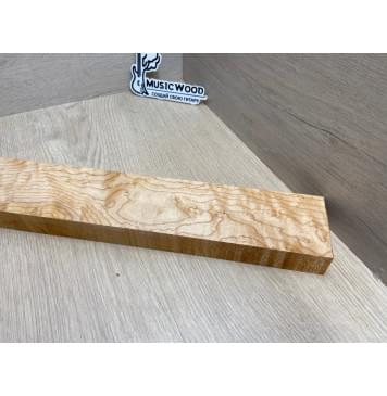 Клен Американский «Птичий Глаз» (Hard Maple Bird´s Eye), Nord-Amerika Primewood заготовка грифа безголовой гитары Смешанный АА Волна ААА 29х78х566 мм-7
