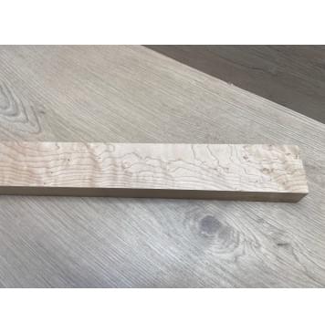 Клен Американский «Птичий Глаз» (Hard Maple Bird´s Eye), Nord-Amerika Primewood заготовка грифа безголовой гитары Смешанный ААА Волна АА 29х59х565 мм-2