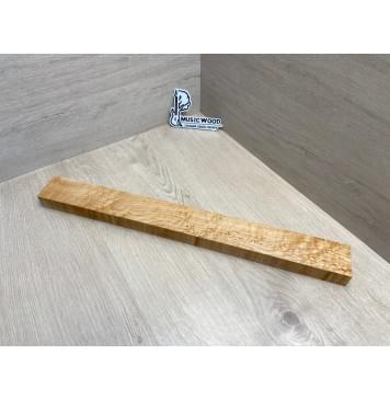 Клен Американский «Птичий Глаз» (Hard Maple Bird´s Eye), Nord-Amerika Primewood заготовка грифа безголовой гитары Смешанный ААА Волна АА 29х59х565 мм-0