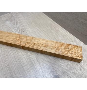 Клен Американский «Птичий Глаз» (Hard Maple Bird´s Eye), Nord-Amerika Primewood заготовка грифа безголовой гитары Смешанный ААА Волна АА 29х59х565 мм-6
