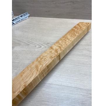 Клен Американский «Птичий Глаз» (Hard Maple Bird´s Eye), Nord-Amerika Primewood заготовка грифа безголовой гитары Смешанный ААА Волна АА 29х59х565 мм-8