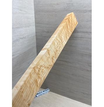 Клен Американский «Птичий Глаз» (Hard Maple Bird´s Eye), Nord-Amerika Primewood заготовка грифа безголовой гитары Смешанный ААА Волна АА 29х59х565 мм-13