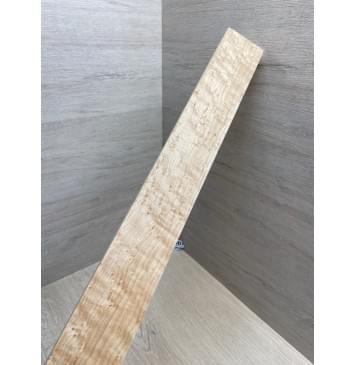 Клен Американский «Птичий Глаз» (Hard Maple Bird´s Eye), Nord-Amerika Primewood заготовка грифа безголовой гитары Смешанный ААА Волна АА 29х60х568 мм-1