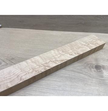 Клен Американский «Птичий Глаз» (Hard Maple Bird´s Eye), Nord-Amerika Primewood заготовка грифа безголовой гитары Смешанный ААА Волна АА 29х60х568 мм-3