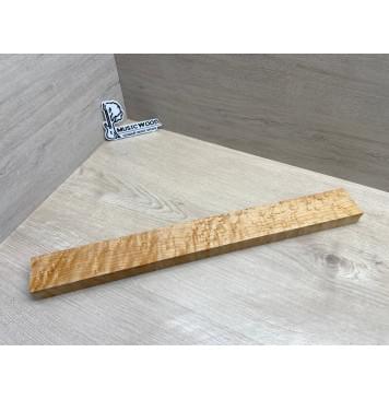 Клен Американский «Птичий Глаз» (Hard Maple Bird´s Eye), Nord-Amerika Primewood заготовка грифа безголовой гитары Смешанный ААА Волна АА 29х60х568 мм-0