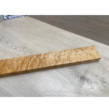 Клен Американский «Птичий Глаз» (Hard Maple Bird´s Eye), Nord-Amerika Primewood заготовка грифа безголовой гитары Смешанный ААА Волна АА 29х60х568 мм-7