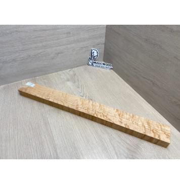 Клен Американский «Птичий Глаз» (Hard Maple Bird´s Eye), Nord-Amerika Primewood заготовка грифа безголовой гитары Смешанный ААА Волна АА 29х60х568 мм-12