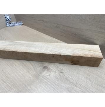 Клён Американский Волнистый заготовка грифа для электрогитары Смешанный АА Волна ААА 60х73х750 мм (Уценка-сучки)-14