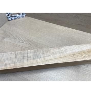 Клён Американский Волнистый заготовка грифа для электрогитары Смешанный АА Волна ААА 60х73х750 мм (Уценка-сучки)-25