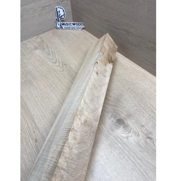 Клён Американский Волнистый заготовка грифа для электрогитары Смешанный АА Волна ААА 60х73х750 мм (Уценка-сучки)-29