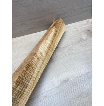 Клён Американский Волнистый заготовка грифа для электрогитары Смешанный АА Волна ААА 60х73х750 мм (Уценка-сучки)-2