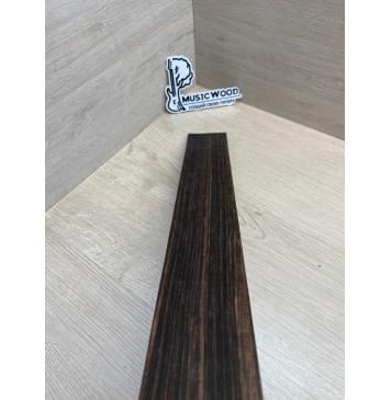 Эбен Макассар Индонезийский заготовка накладки для электрогитары Радиал АА 8(7)х62х520 мм-11