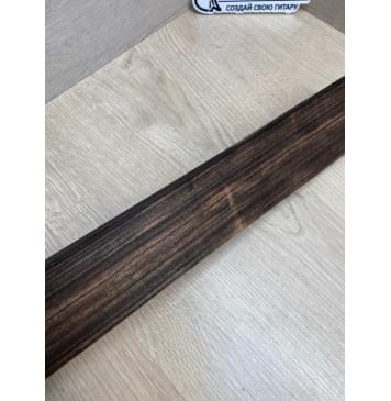 Эбен Макассар Индонезийский заготовка накладки для электрогитары Радиал АА 8(7)х60х517 мм-12