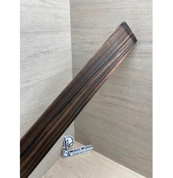 Эбен Макассар Индонезийский заготовка накладки для электрогитары Радиал ААА 8(7)х63х517 мм-3