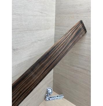 Эбен Макассар Индонезийский заготовка накладки для электрогитары Радиал ААА 8(7)х63х517 мм-4