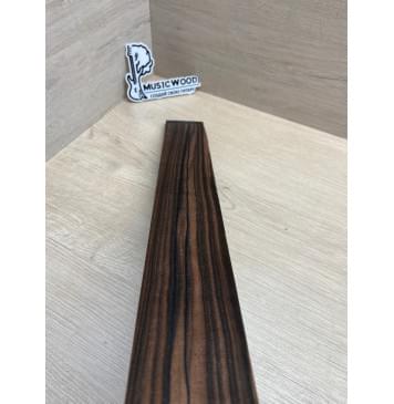 Эбен Макассар Индонезийский заготовка накладки для электрогитары Радиал ААА 8(7)х63х517 мм-2