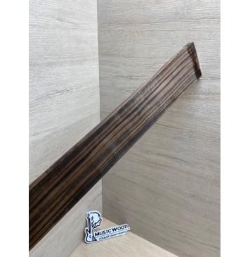 Эбен Макассар Индонезийский заготовка накладки для электрогитары Радиал ААА 8(7)х63х517 мм-9