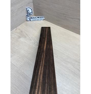 Эбен Макассар Индонезийский заготовка накладки для электрогитары Радиал АА 8(7)х61х519 мм-9
